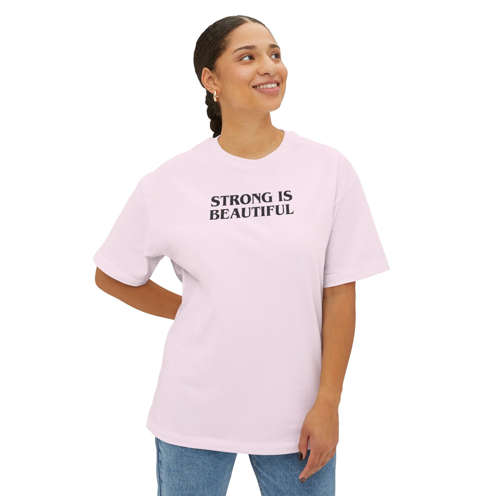 Strong printed women's oversized Tshirt - Image 2