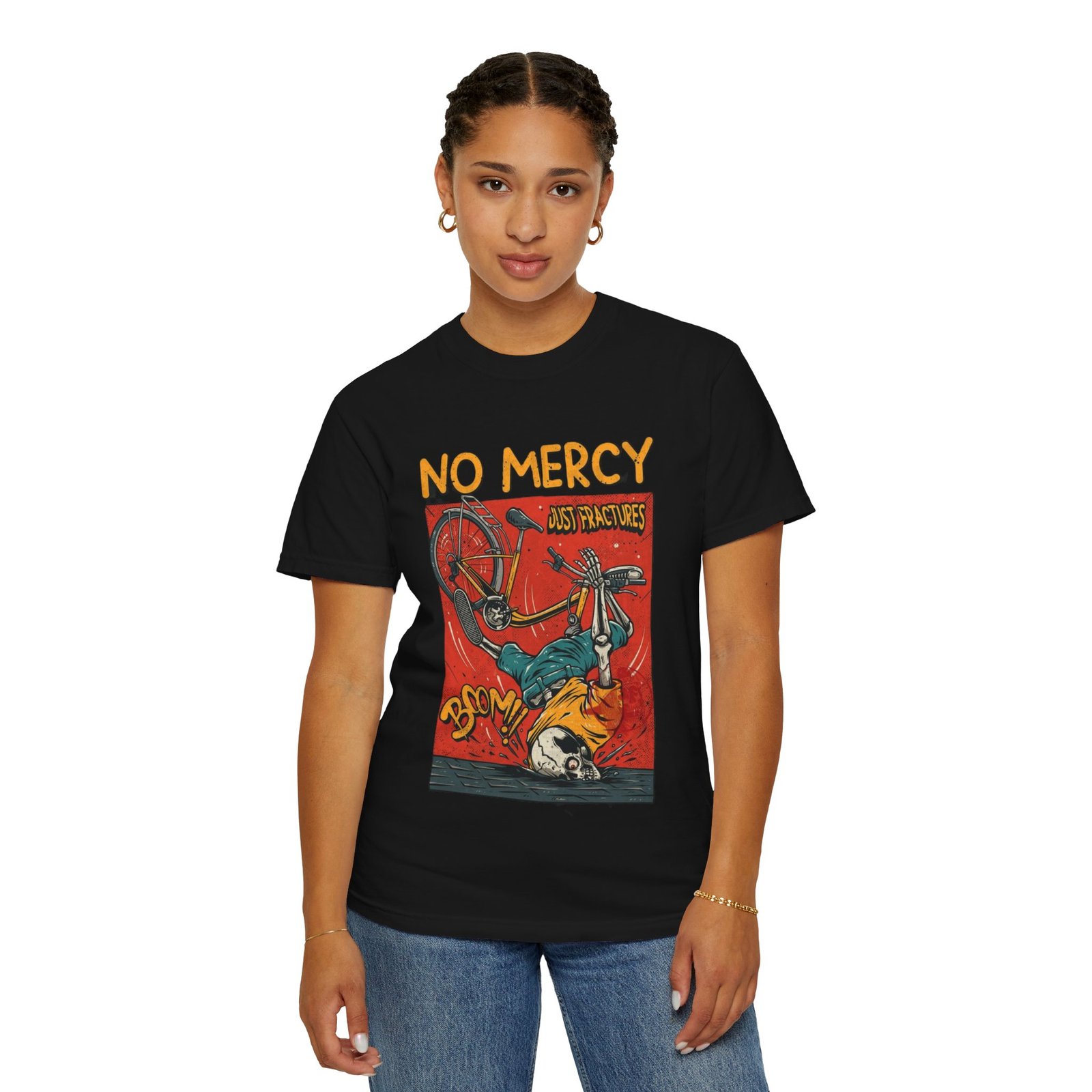 women's NO mercy Regular Printed CottonT-Shirt