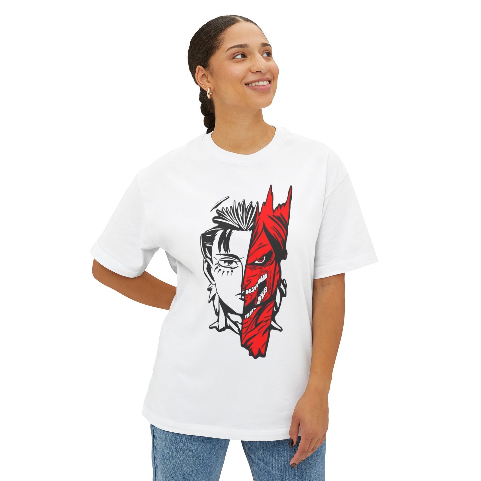 attack on titan women's premium oversized Tshirt - Image 5