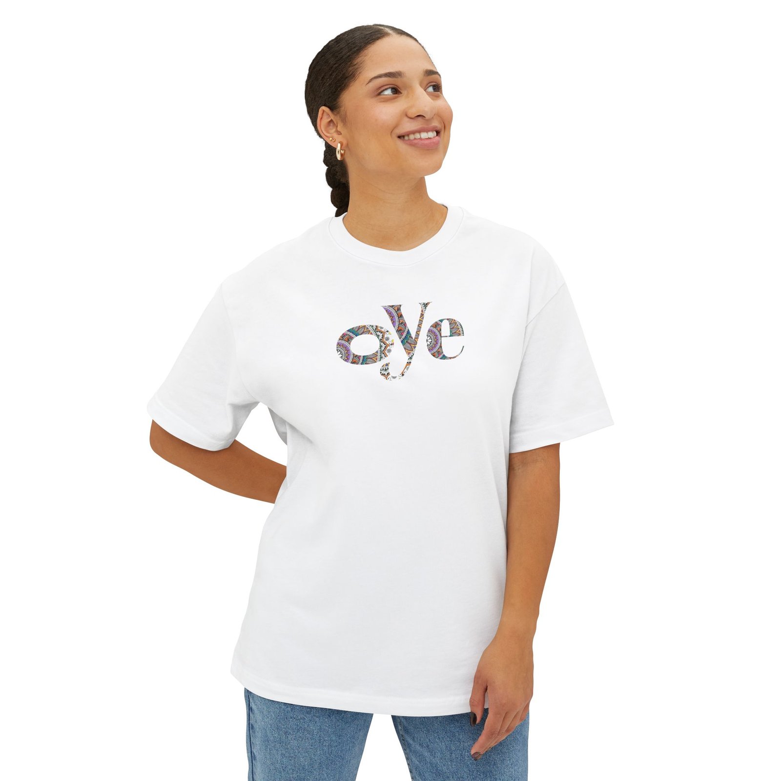 Unisex oye Behuuda printed oversized Tshirt - Image 5