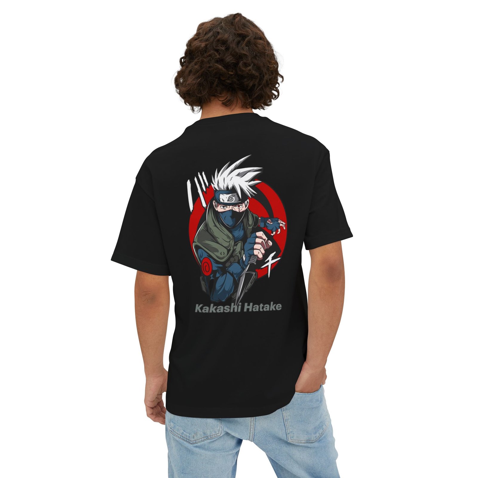 Kakashi men's premium oversized Tshirt