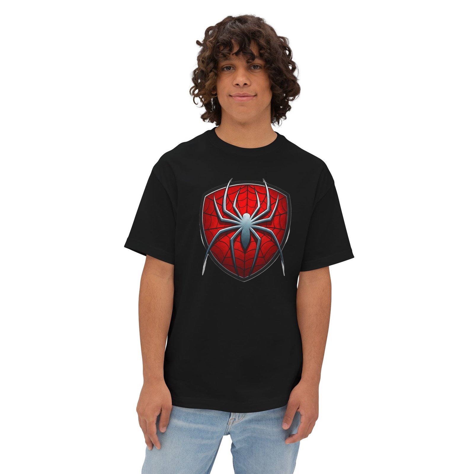 Spider men's premium oversized Tshirt