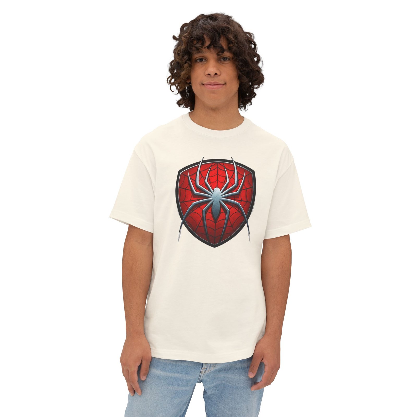 Spider men's premium oversized Tshirt - Image 6