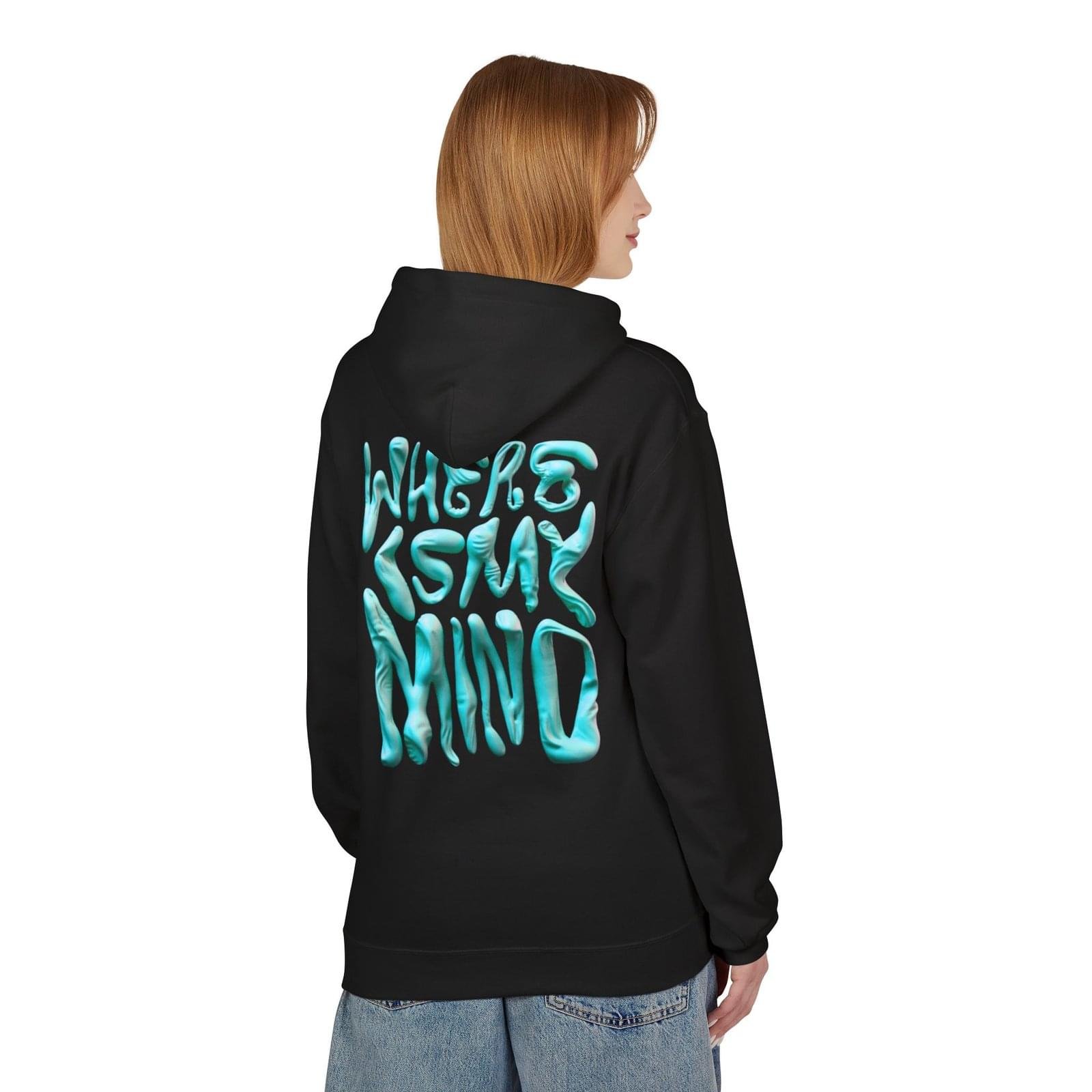 Mind black dropshoulder hoodie