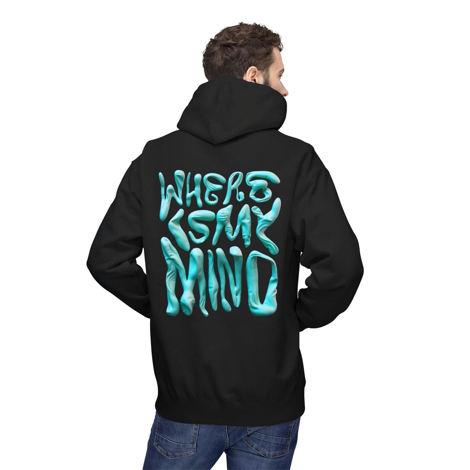 Mind black dropshoulder hoodie