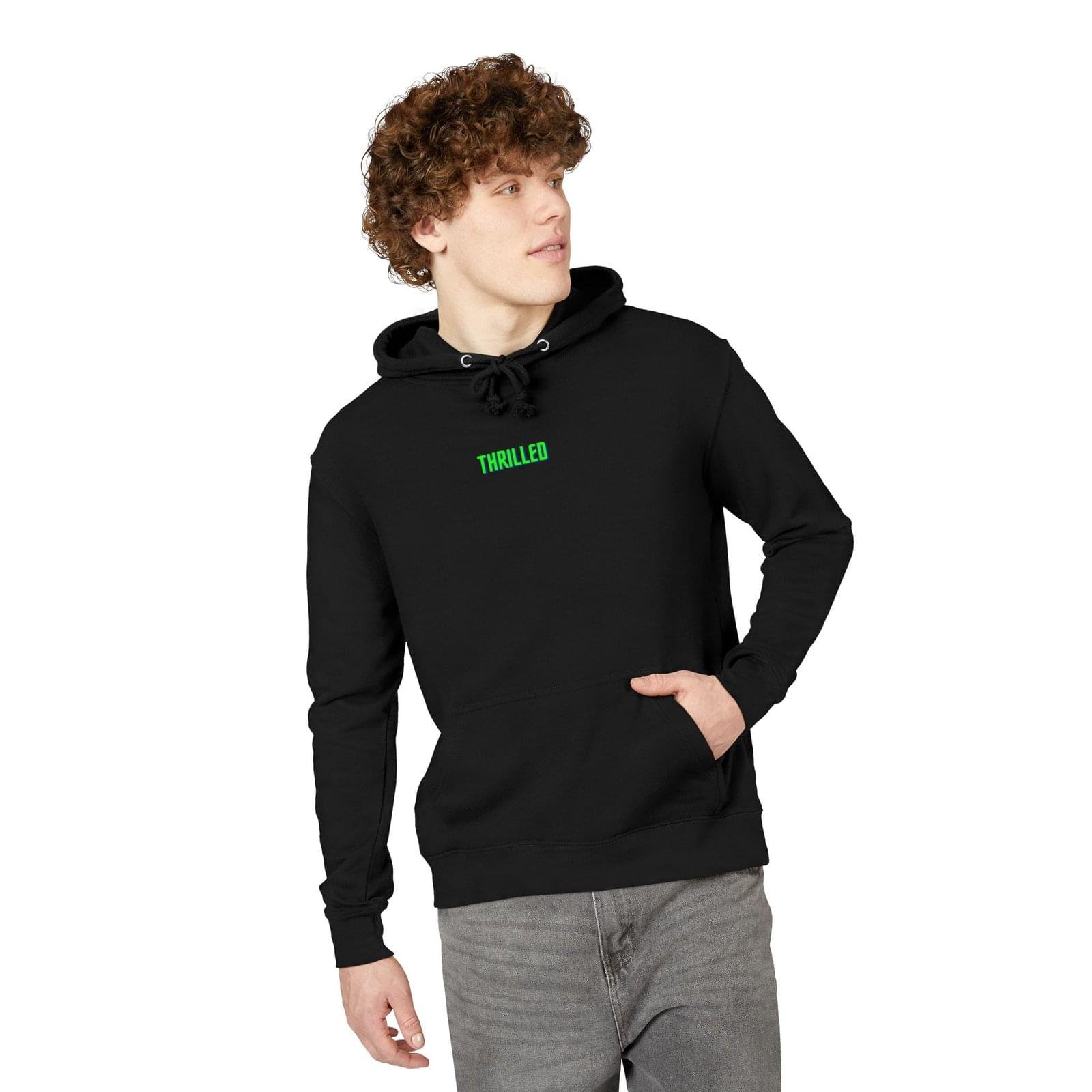 Thrilled black Regular hoodie
